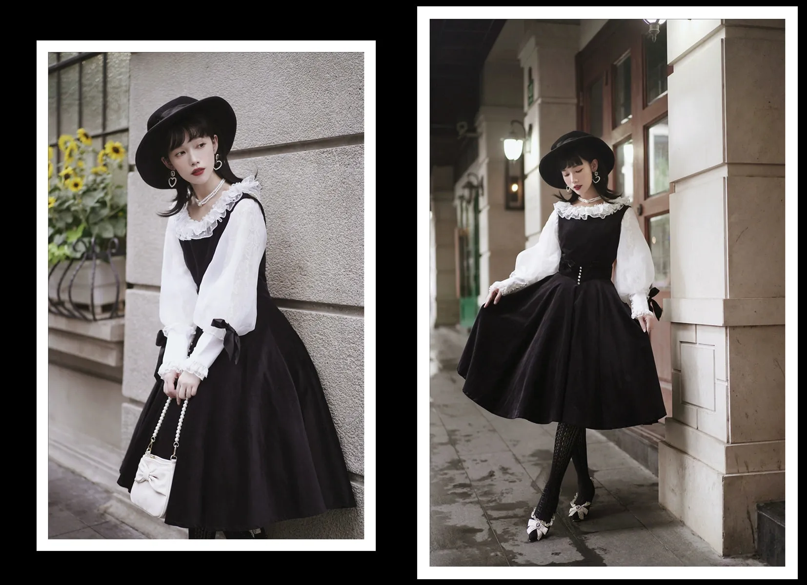 Airfreeing~Messiah~Elegant Lolita Shirt Double-layered Mutton Sleeve Blouse
