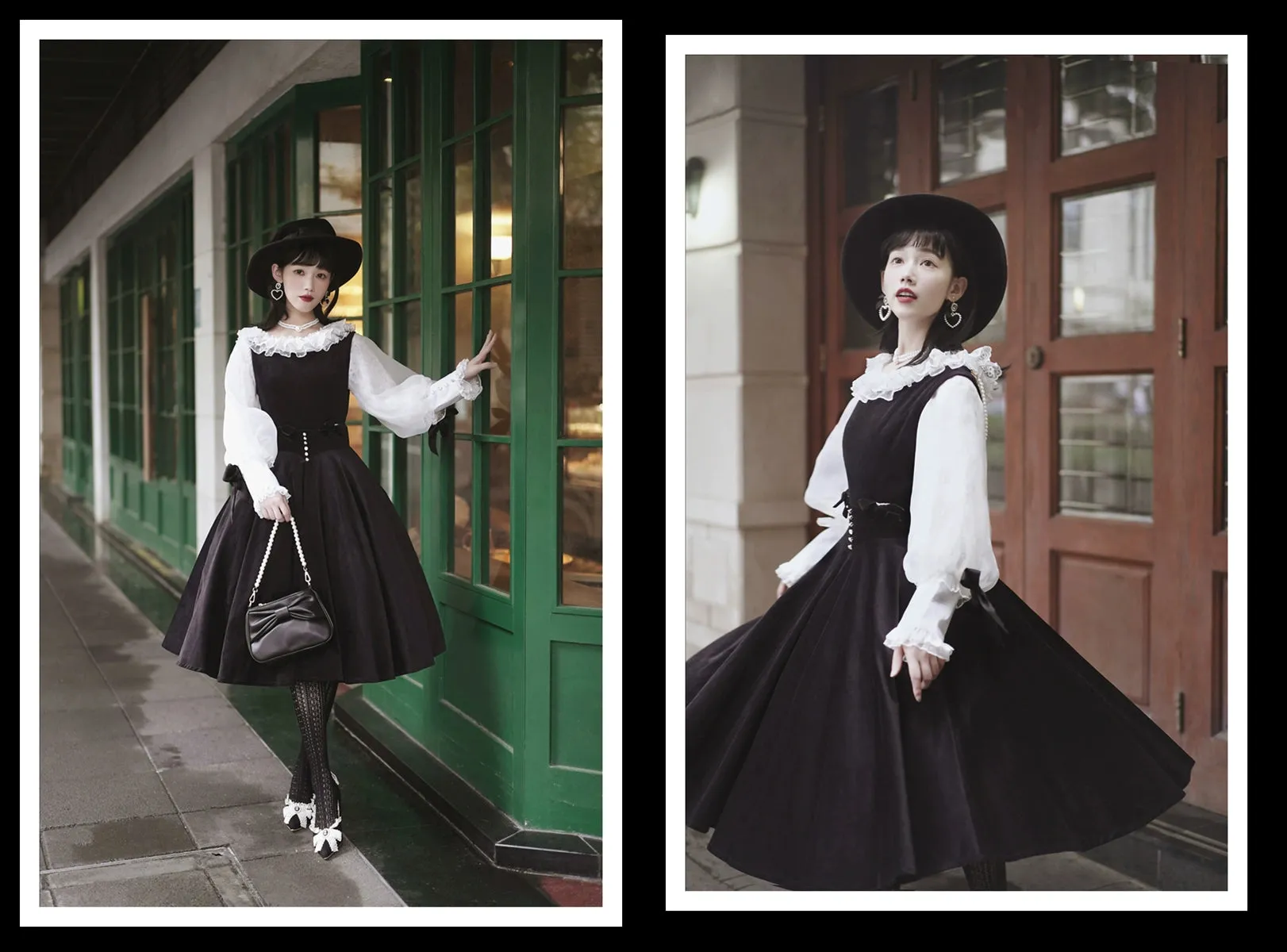 Airfreeing~Messiah~Elegant Lolita Shirt Double-layered Mutton Sleeve Blouse