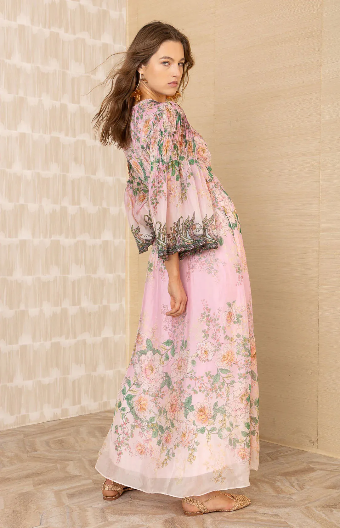 Alanna Long Dress - Pink