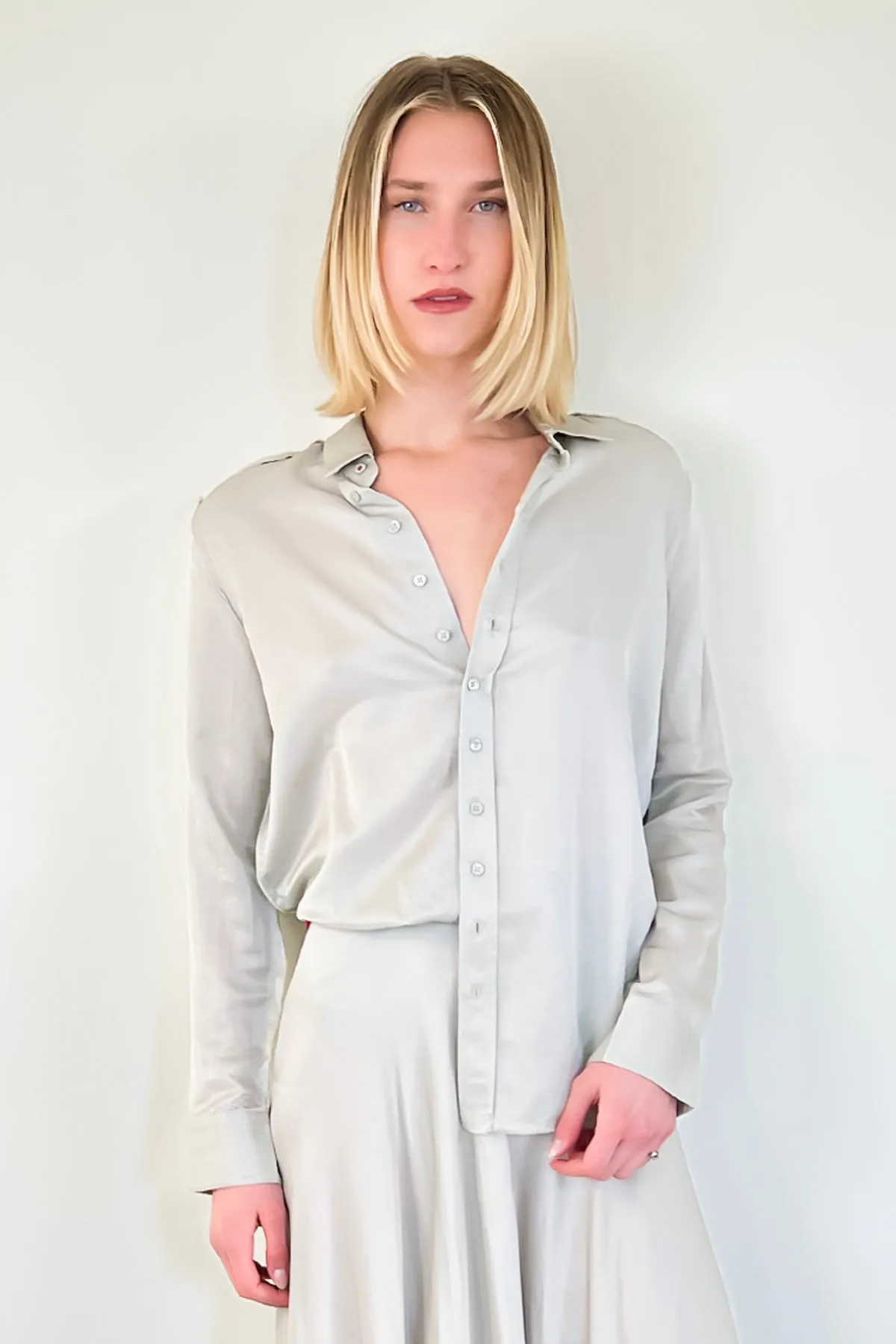 Austin Blouse - Silver