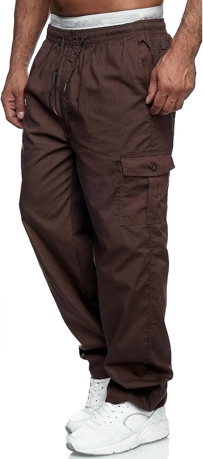Big and Tall Sweatpants for Men Elastic Waist Color Block Pants Jogger Drawstring Trousers Pockets Sweatpants Workout