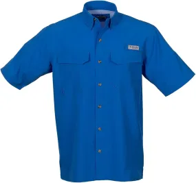Bimini Bay Outfitters LTD Bimini Flats V Men's Short Sleeve Fishing Shirt Featuring BloodGuard Plus