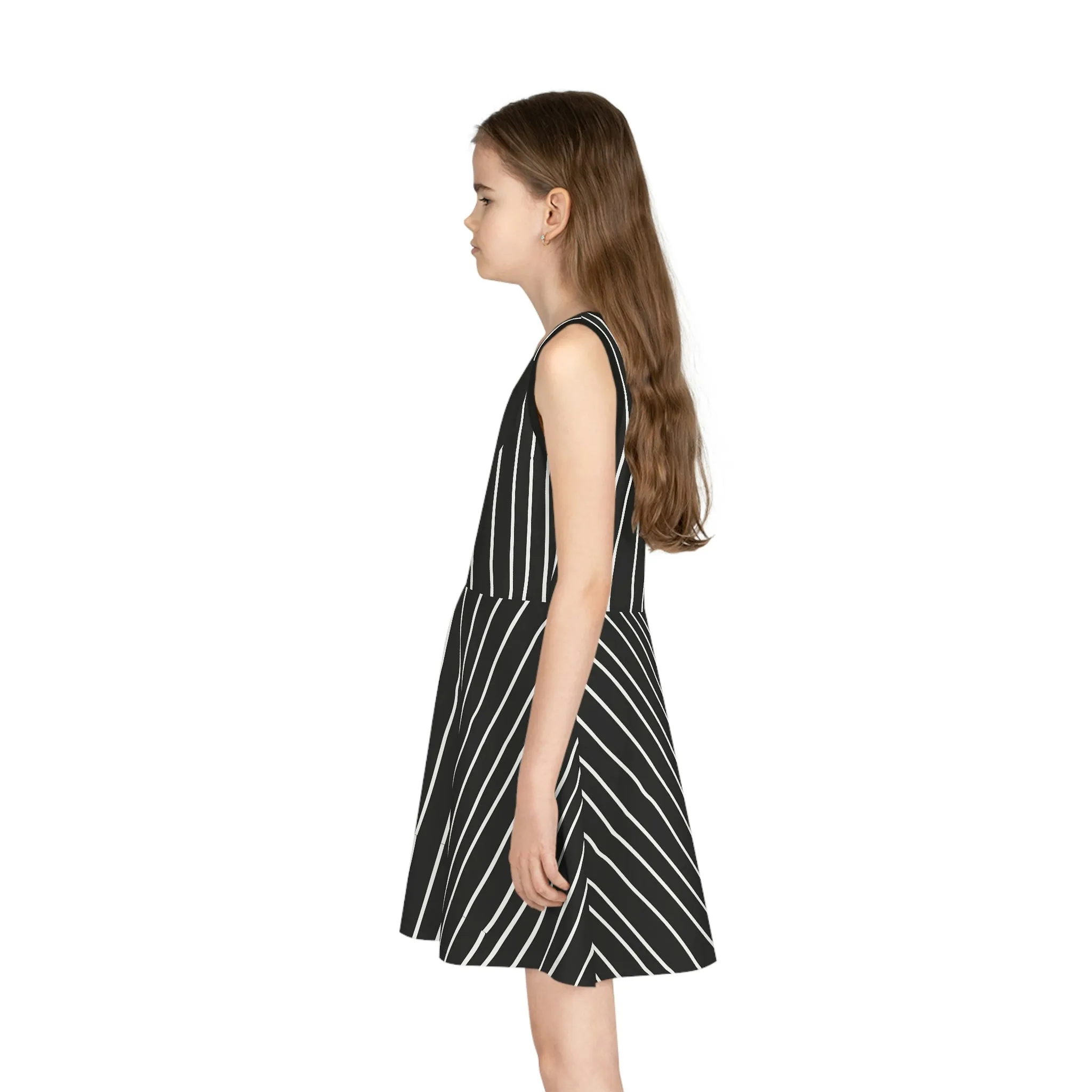 Bone Daddy Girls' Sleeveless Sundress (AOP)