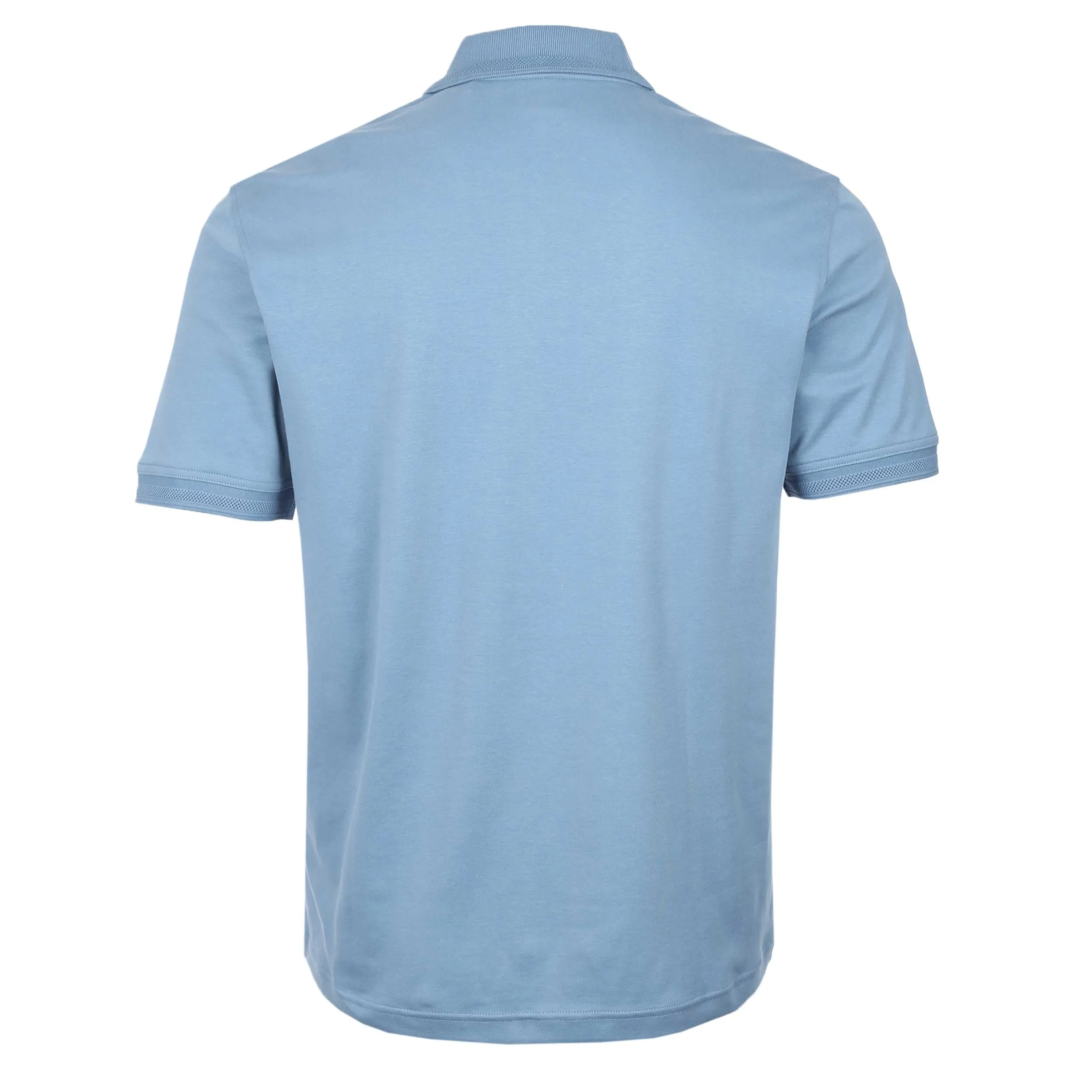 BOSS Pe Interlock Polo Shirt in Light Blue