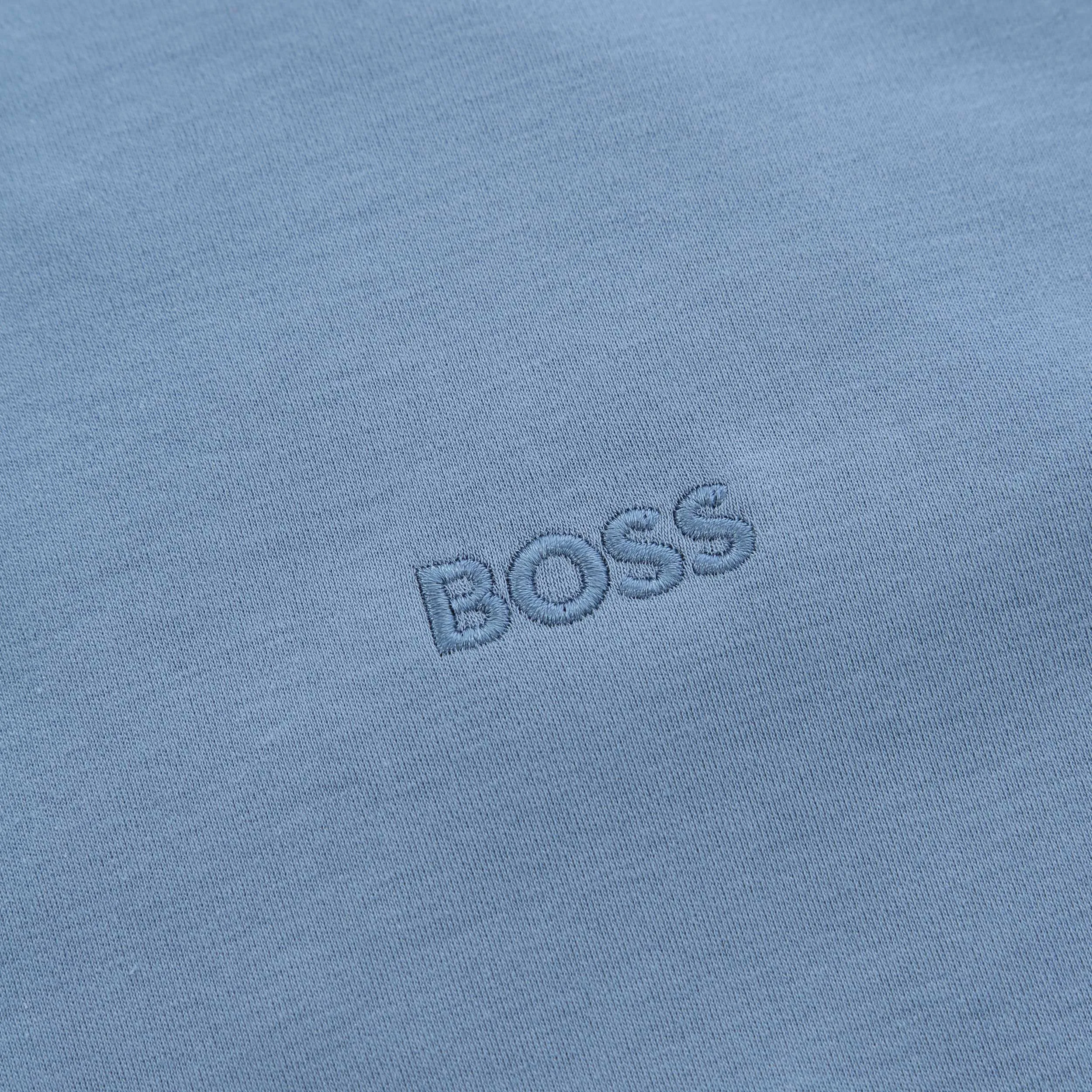 BOSS Pe Interlock Polo Shirt in Light Blue