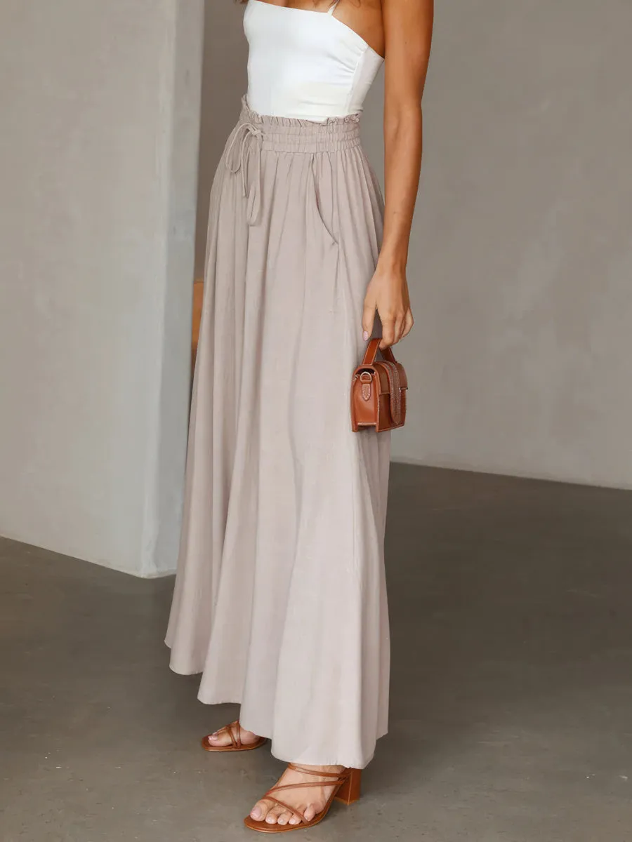 Casual wide leg trousers