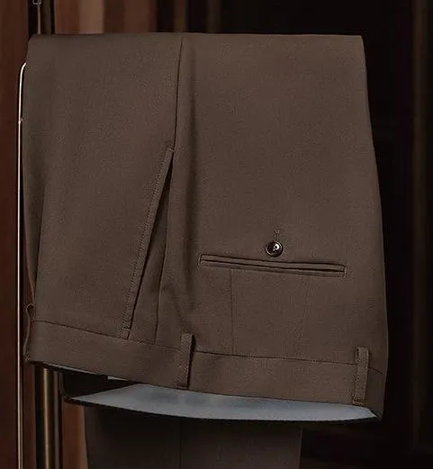 Checked Field Jacket & Brown Khaki Trousers