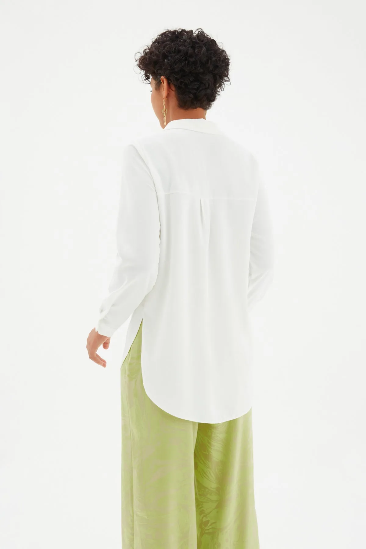 Classic Long Ecru Shirt