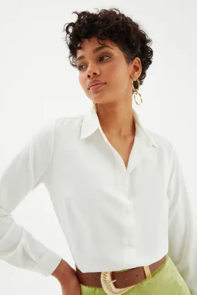 Classic Long Ecru Shirt