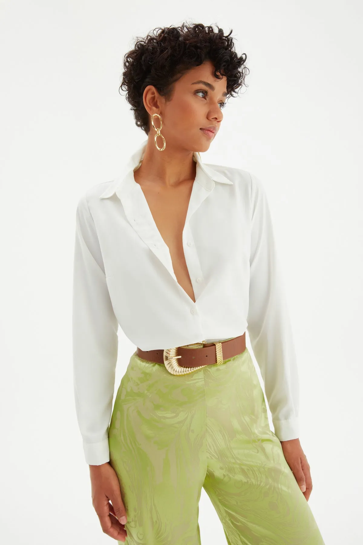Classic Long Ecru Shirt