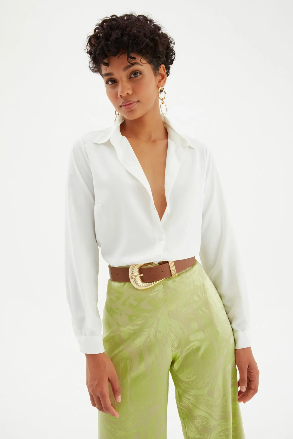 Classic Long Ecru Shirt