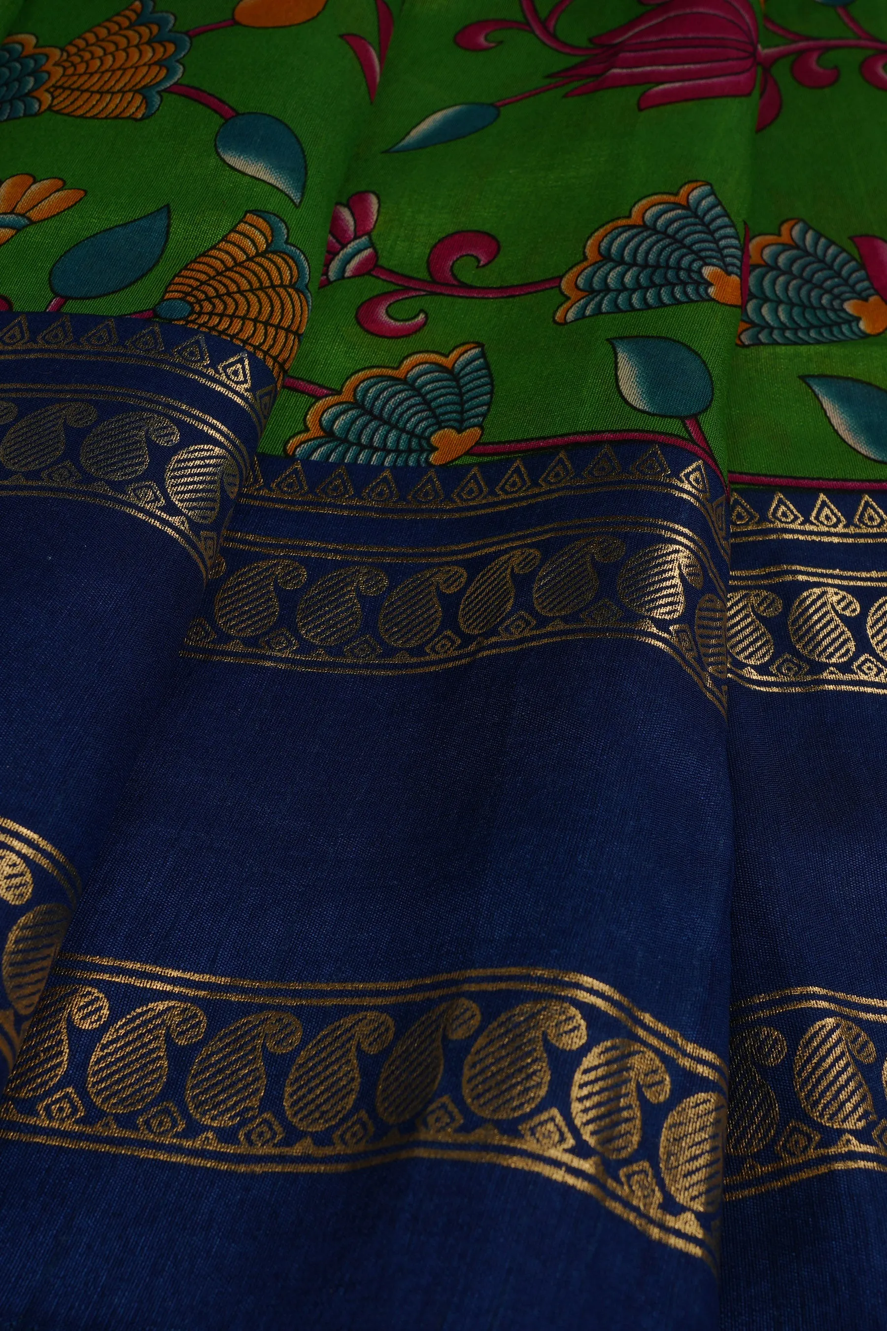 Classic Semi Chanderi Silk Saree & Vibrant Prints - Timeless Elegance