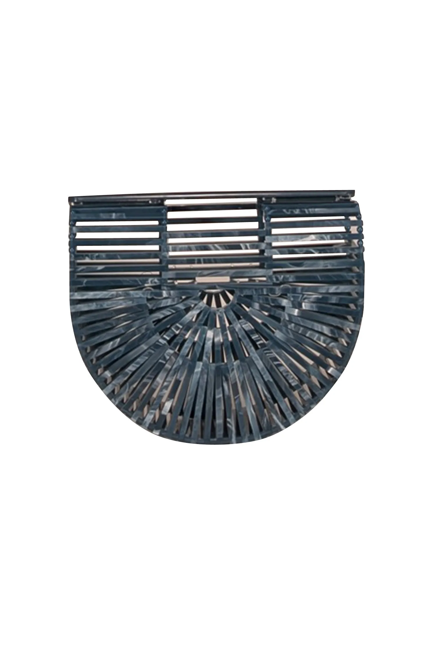 Cult Gaia - Blue Marbled Acrylic Ark Mini Bag