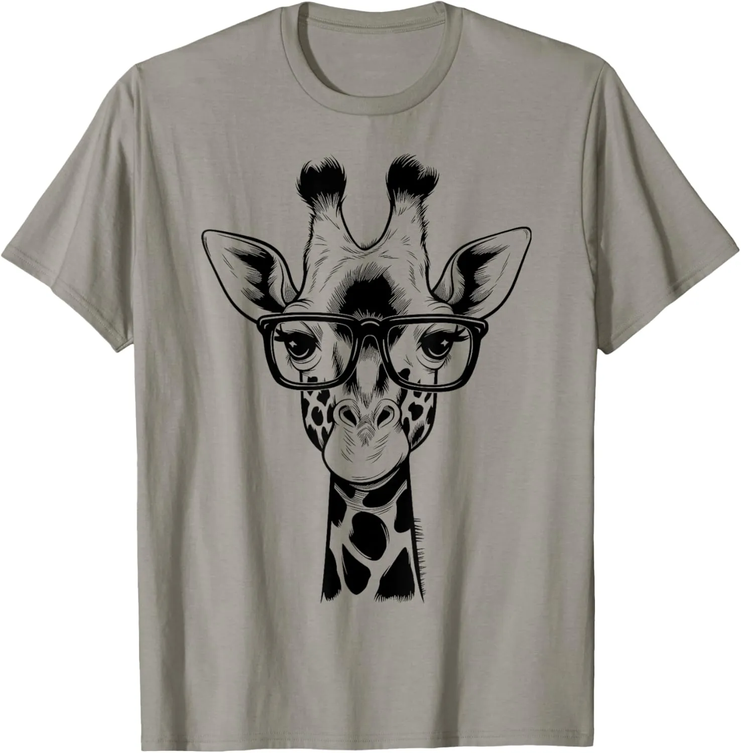 Cute Giraffe Graphic Casual Summer Funny Cool Animal Lover T-Shirt