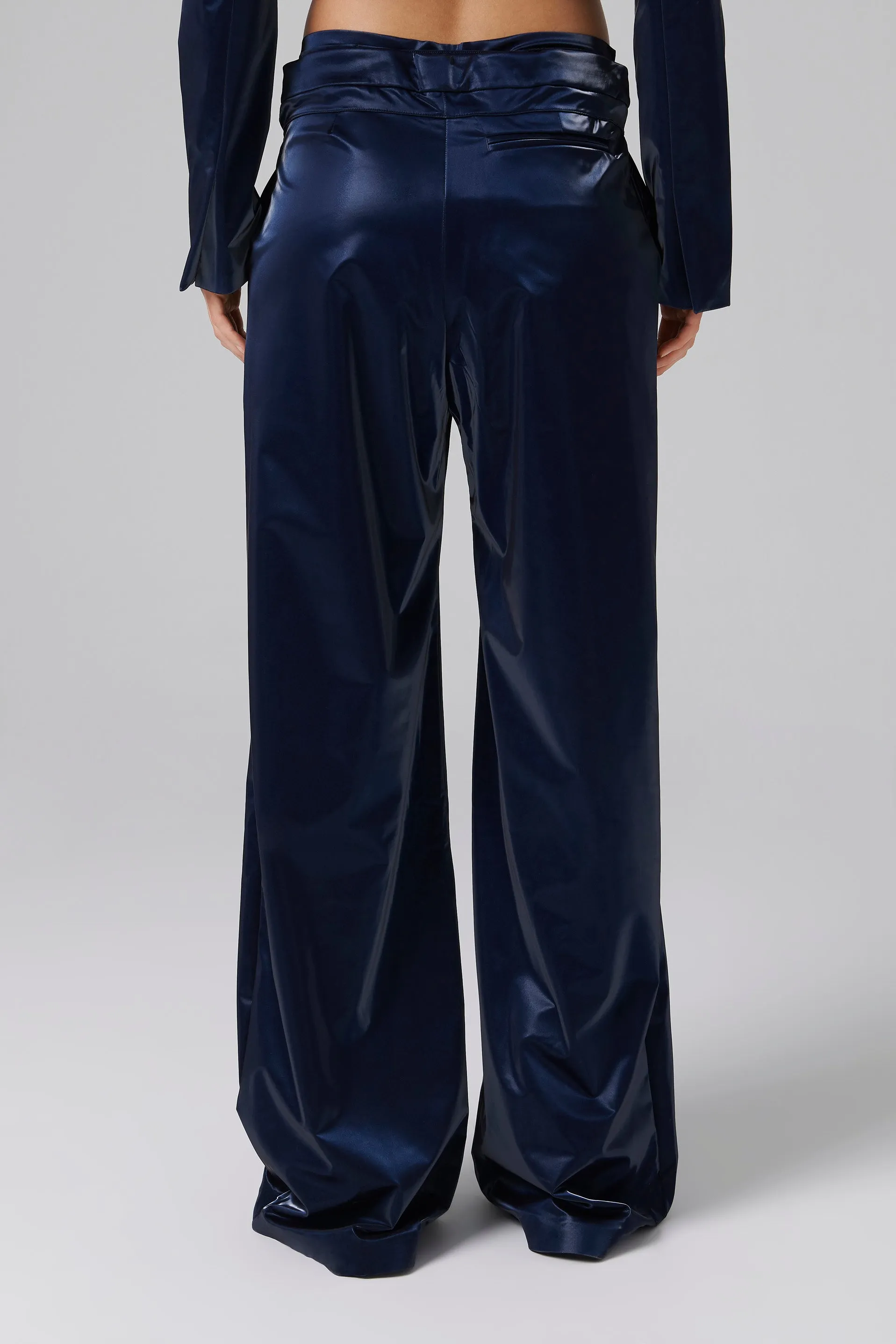 Double Waistband Suit Trousers