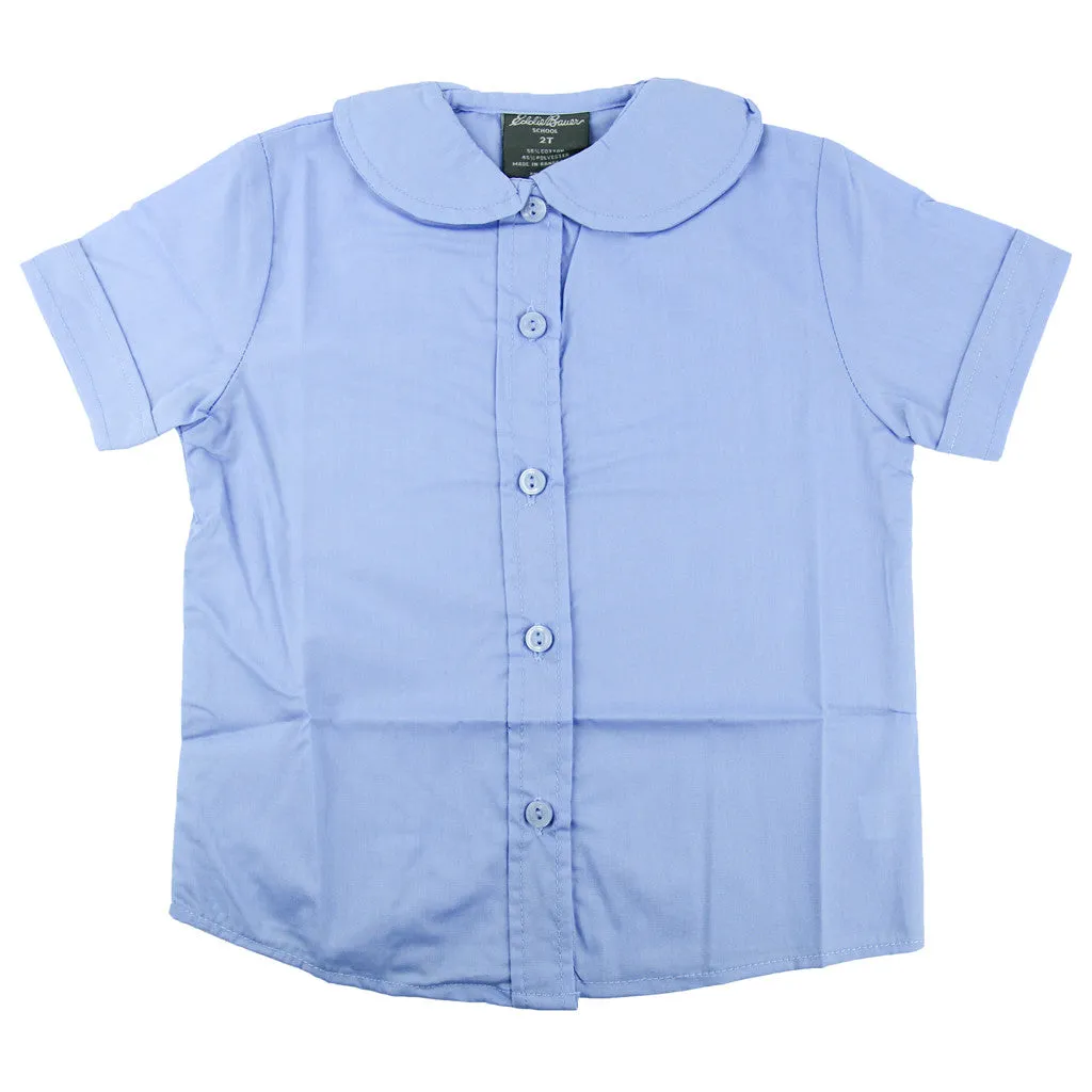 Eddie Bauer Toddler / Girls Peter Pan Collar Blouse Sizes 2T - 4T
