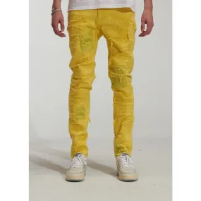 Embellish Marvin Yellow Denim Jeans (EMBSP222-119)