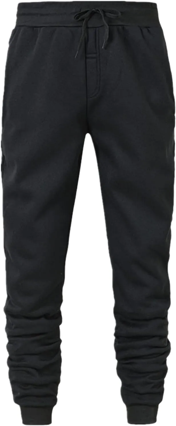 FZVYD Pleated Pants for Men Mens Casual Elastic Drawstring Cargo Pants Lightweight Relaxed Fit Cotton Workout Sweatpants 2023