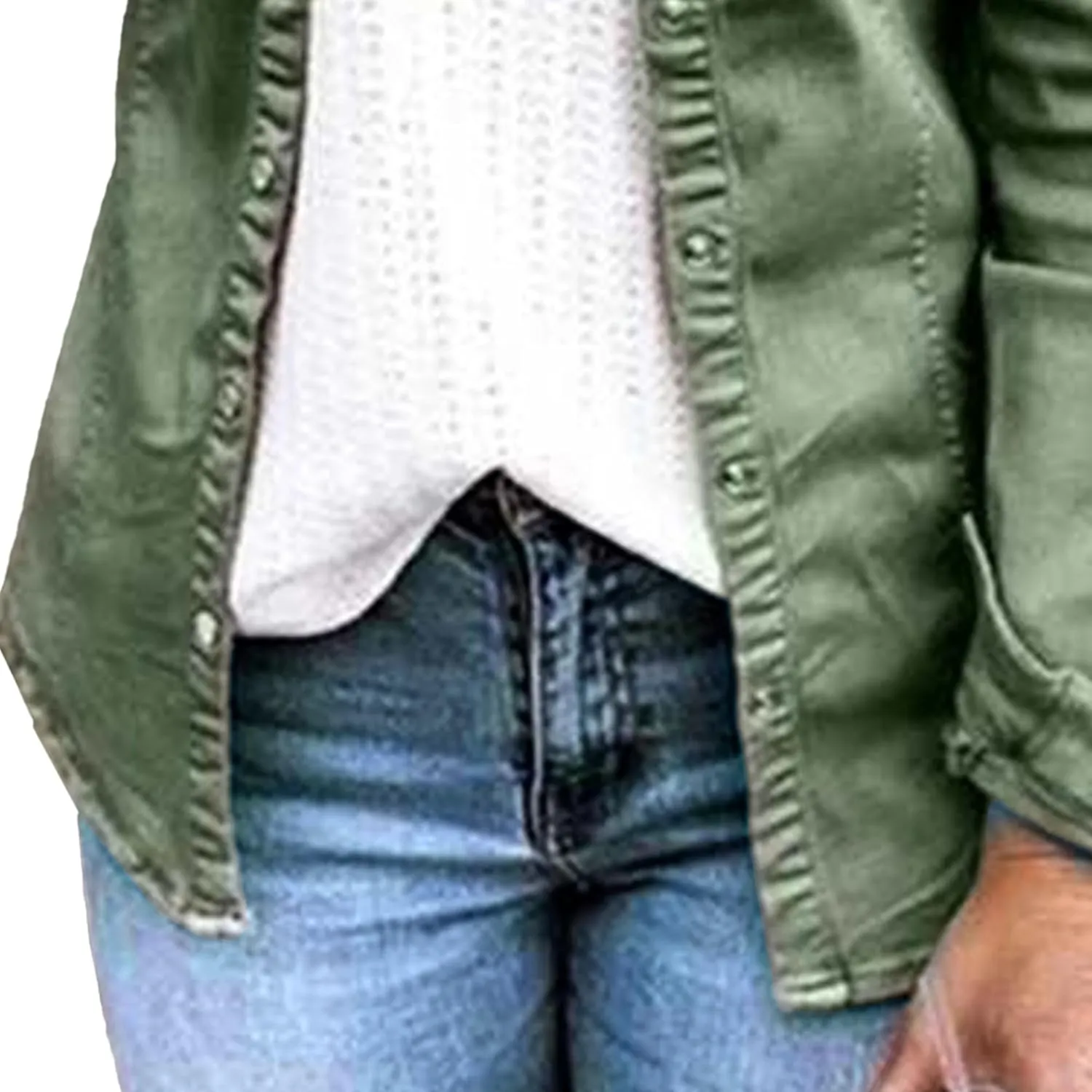 JEKE-DG Women's Military Stylish Long Sleeve Jacket Lightweight Zip Up Outdoor Jacket Coat Solid Trendy Field Safari Jackets