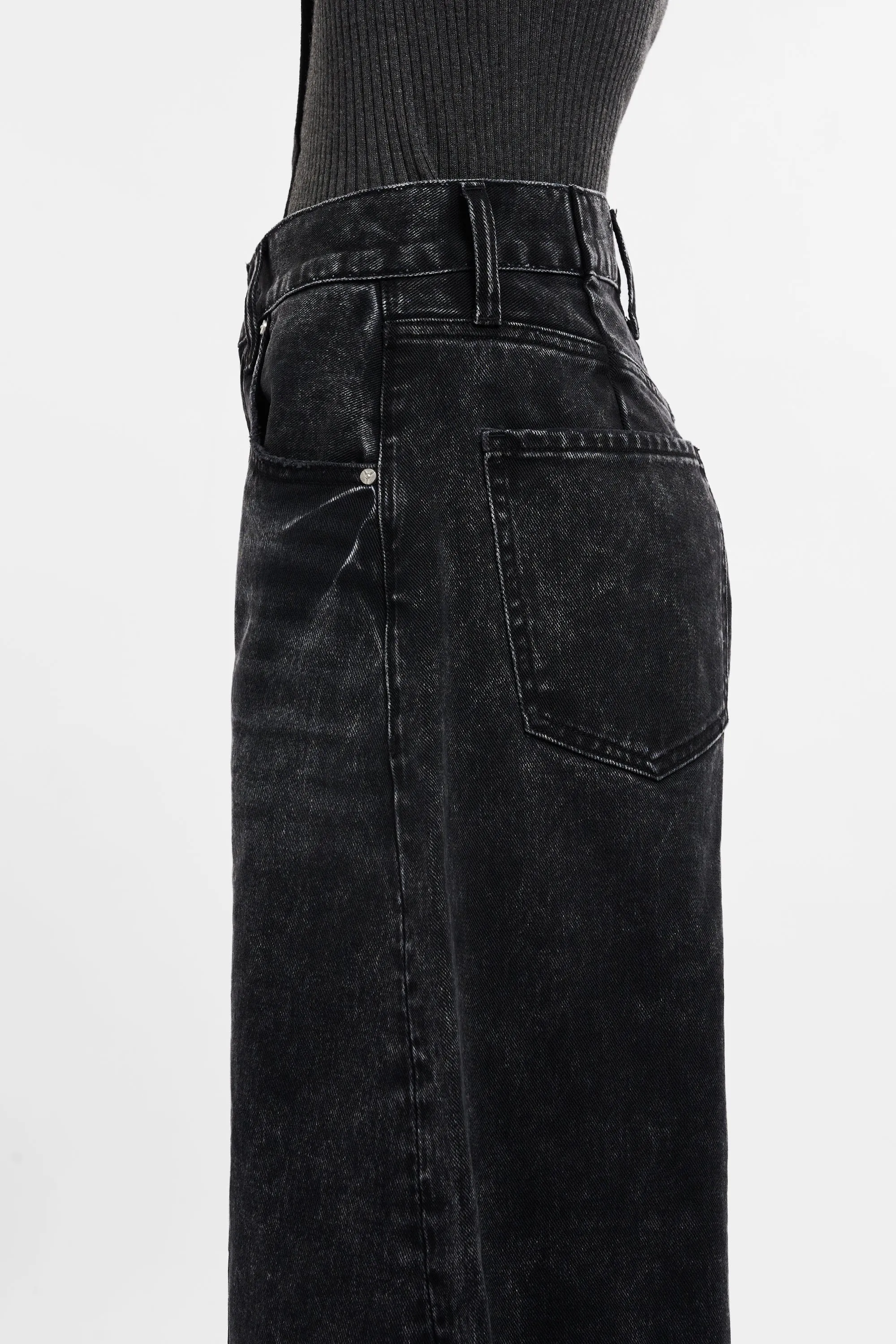 Katia Tailored Barrel Leg Denim Jeans