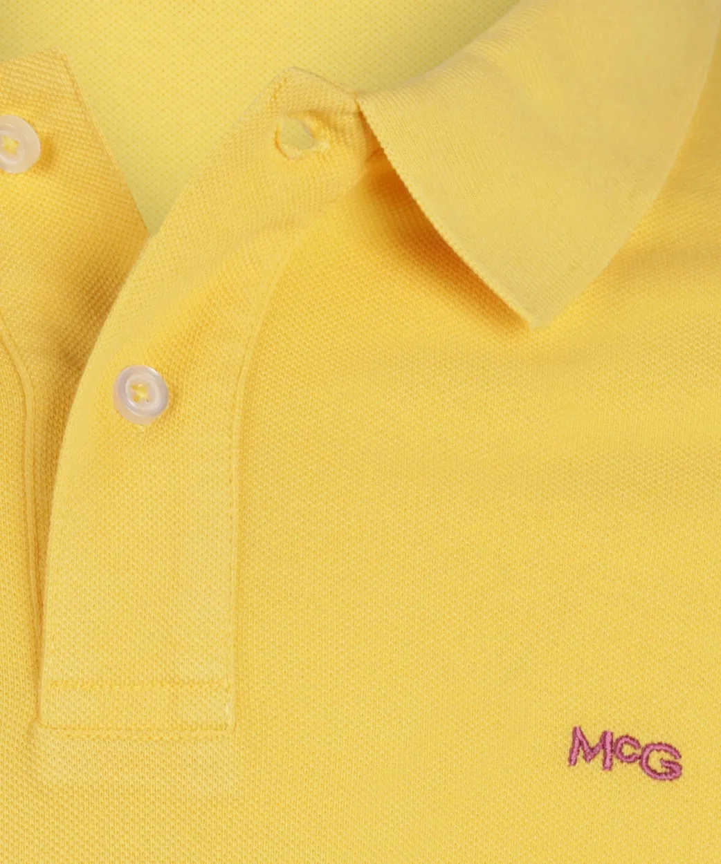 Klassieke polo regular fit | Light Yellow