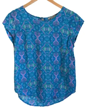 Light Summer Kaleidoscope Print Blouse