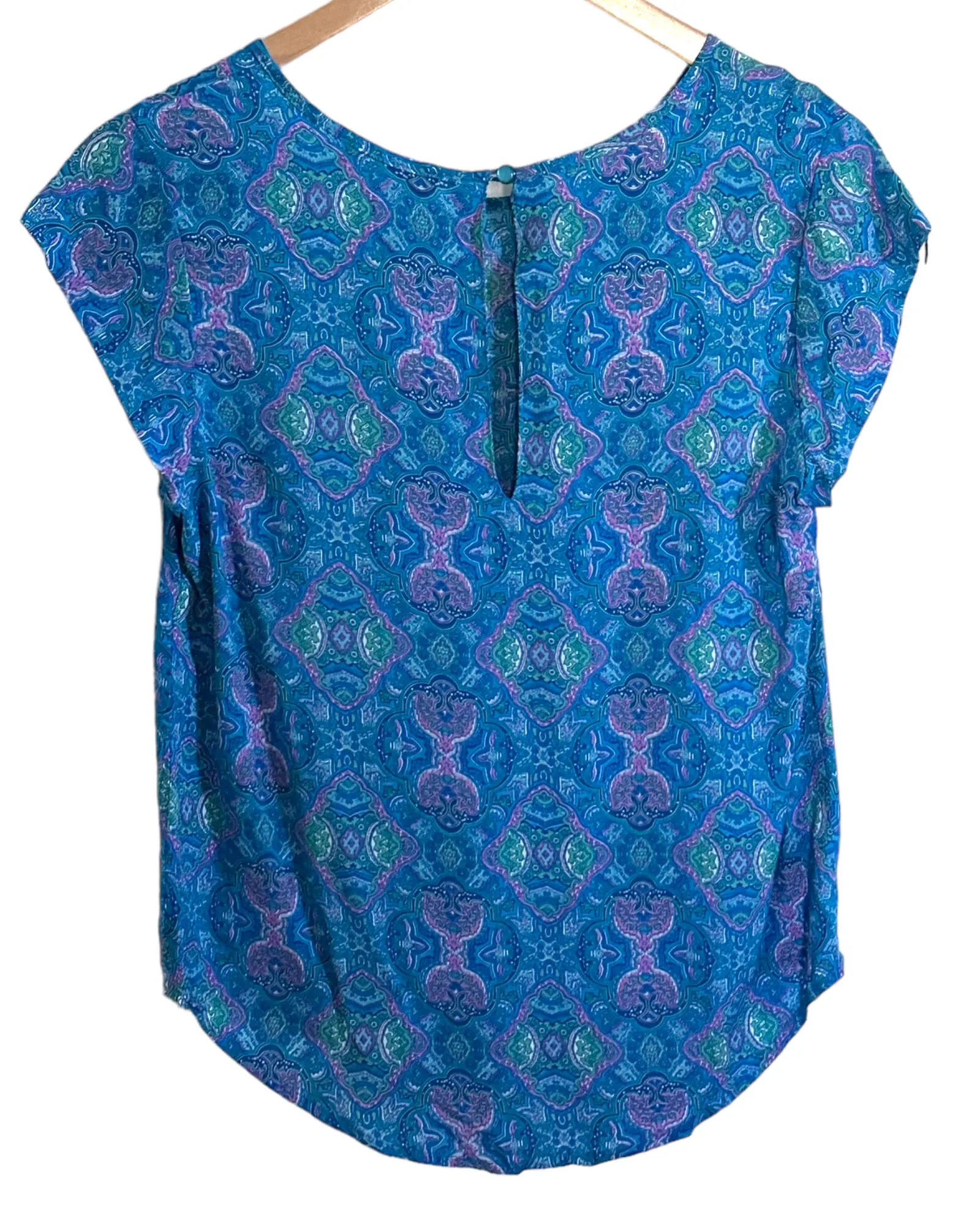 Light Summer Kaleidoscope Print Blouse