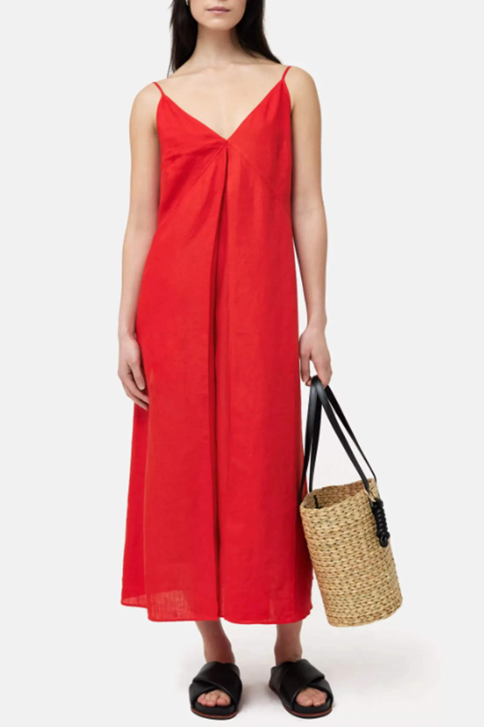 Linen Midi Sundress