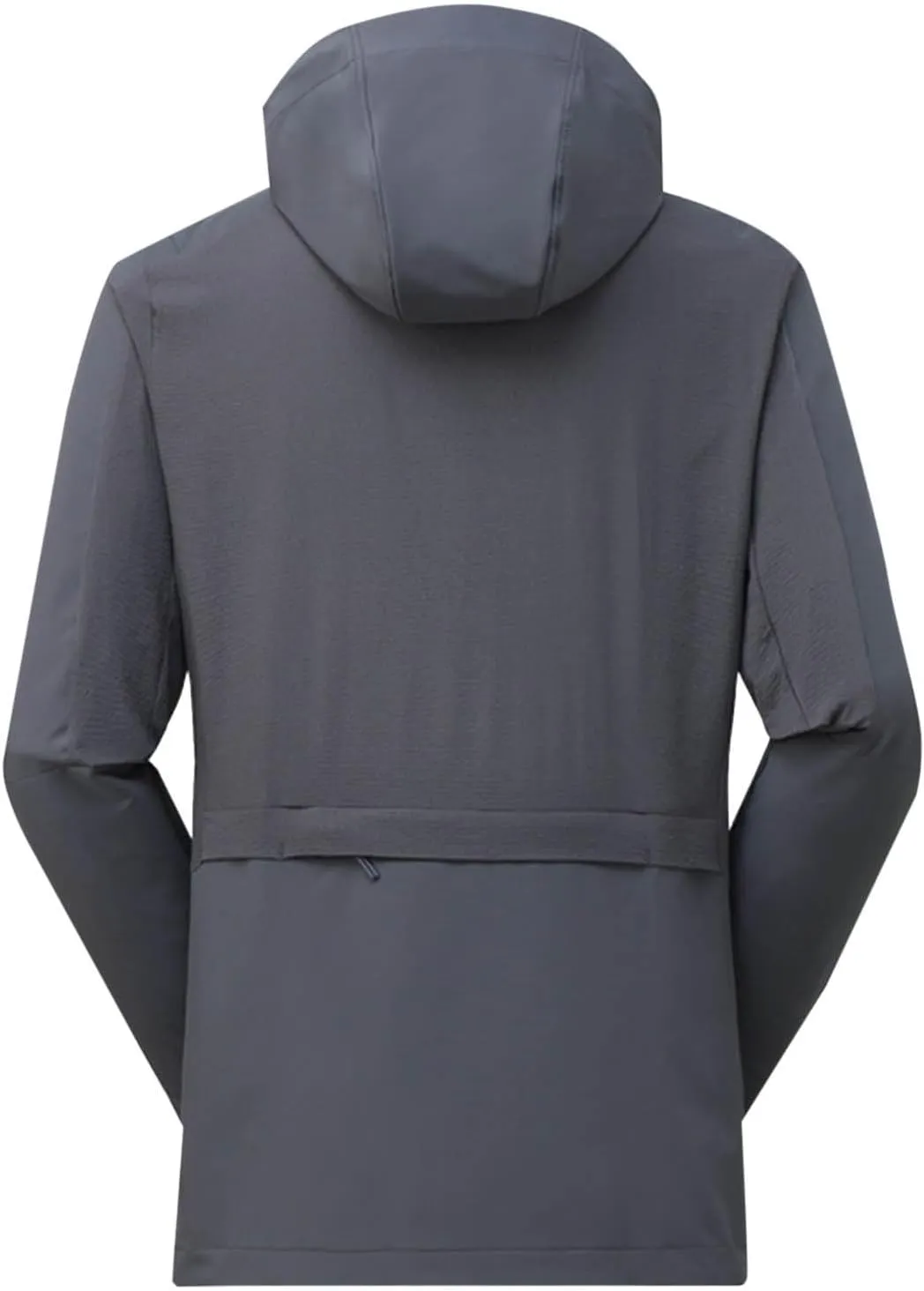 Men's Jackets Lightweight Fashion Long Sleeve Solid Color Zipper Hooded Jacket Classic Breathable Outdoor Jacket