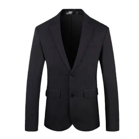 Men's Lightweight Breathable Casual Jacket Blazer Black