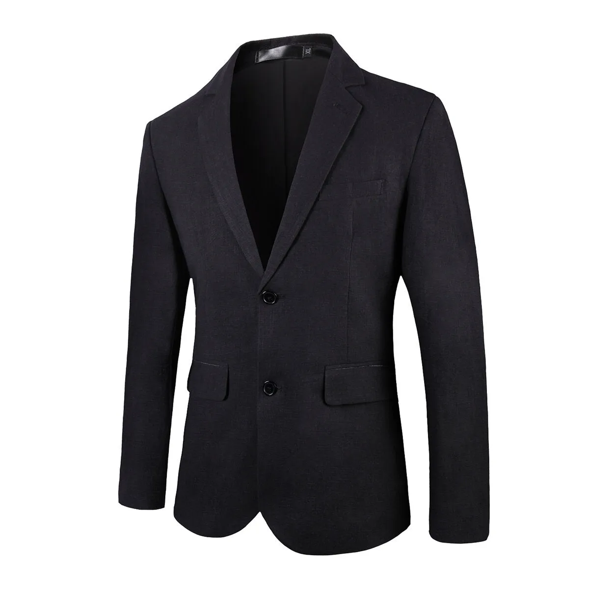 Men's Lightweight Breathable Casual Jacket Blazer Black