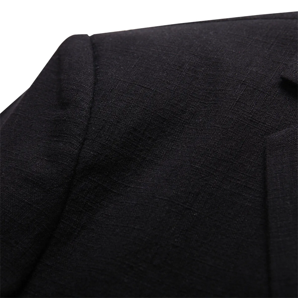 Men's Lightweight Breathable Casual Jacket Blazer Black