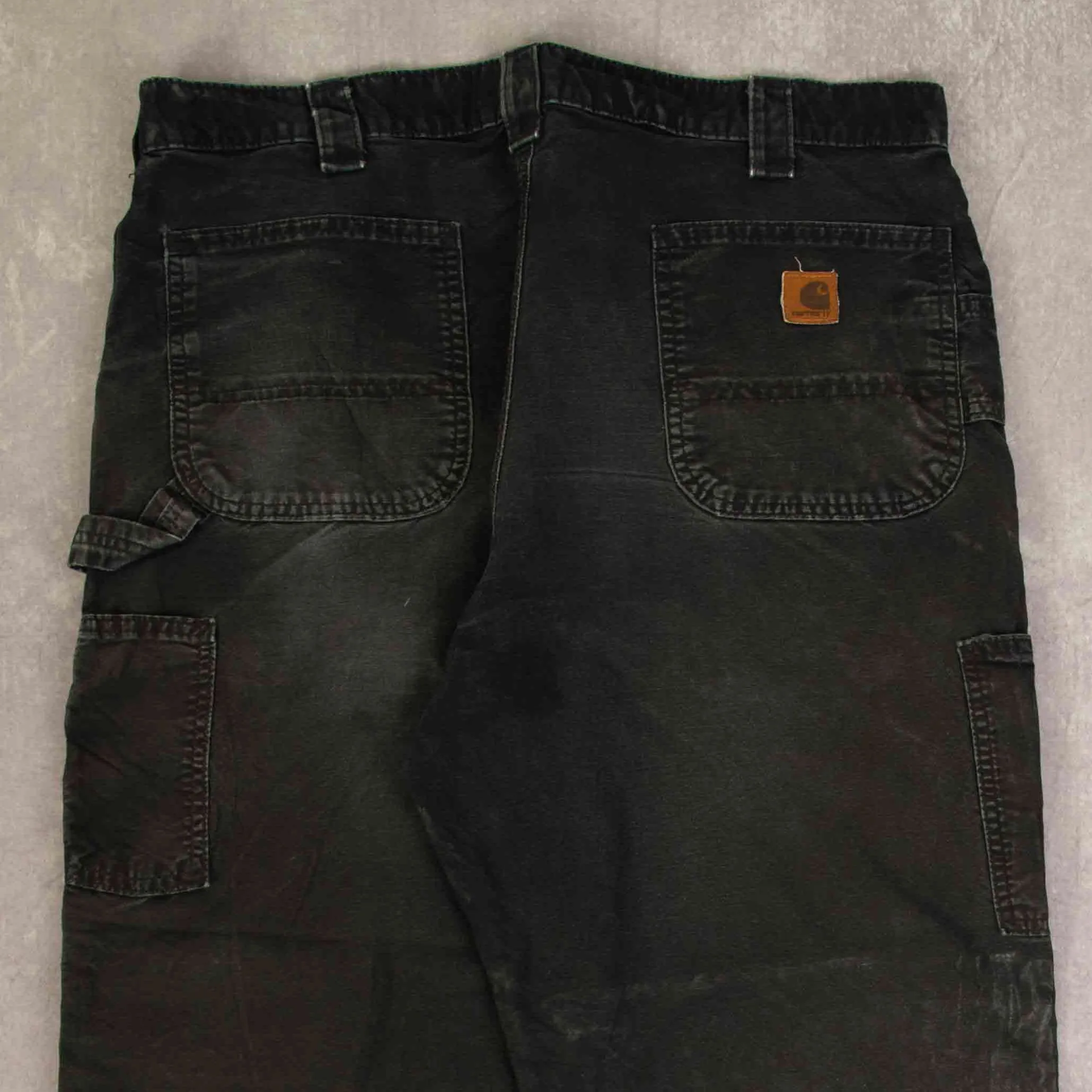 MEN'S VINTAGE CARHARTT RELAXED FIT CARPENTER TROUSERS - W38 X L30