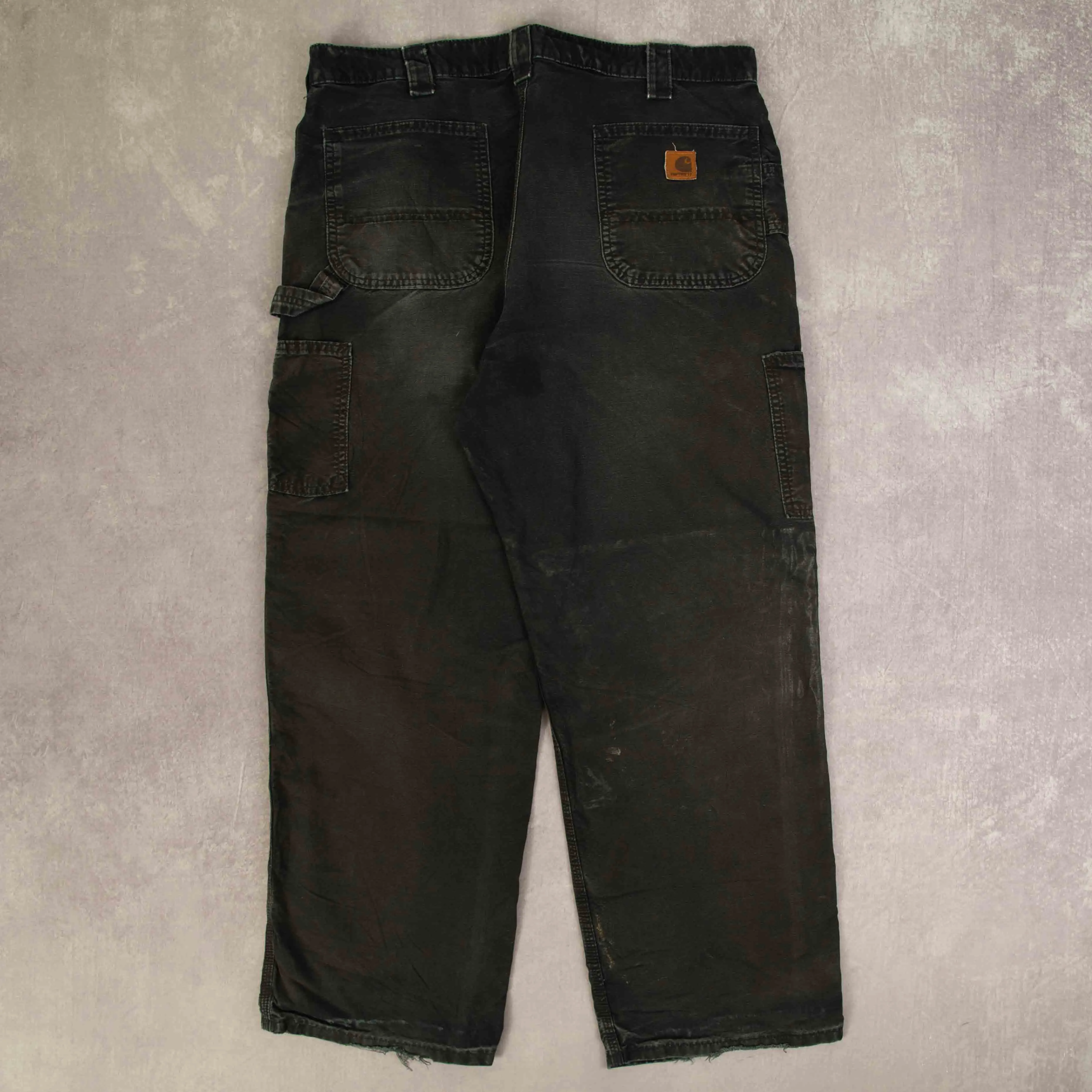 MEN'S VINTAGE CARHARTT RELAXED FIT CARPENTER TROUSERS - W38 X L30