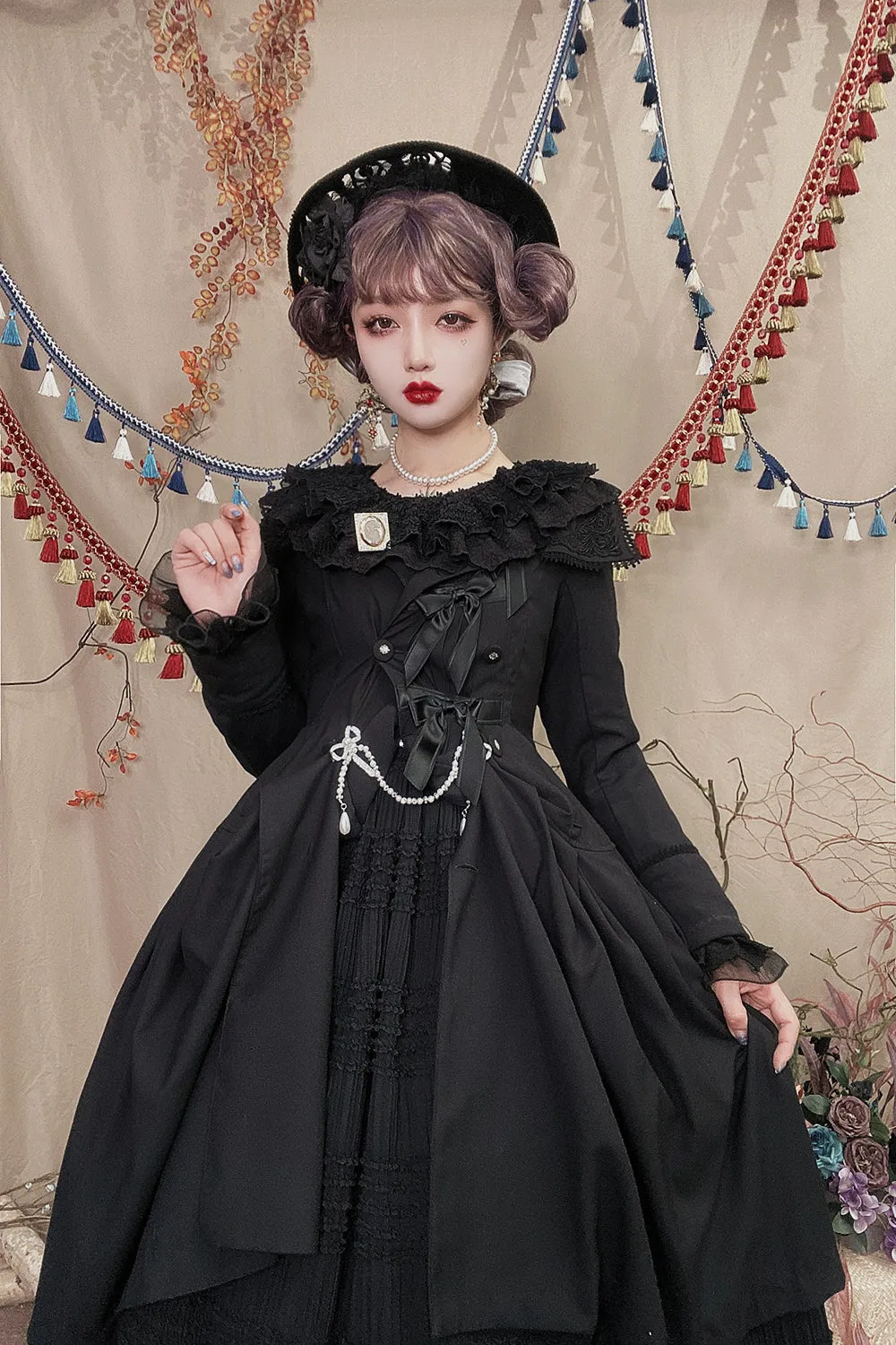 Miss Point~Icing Sugar~Retro Lolita Double-layer Blouse