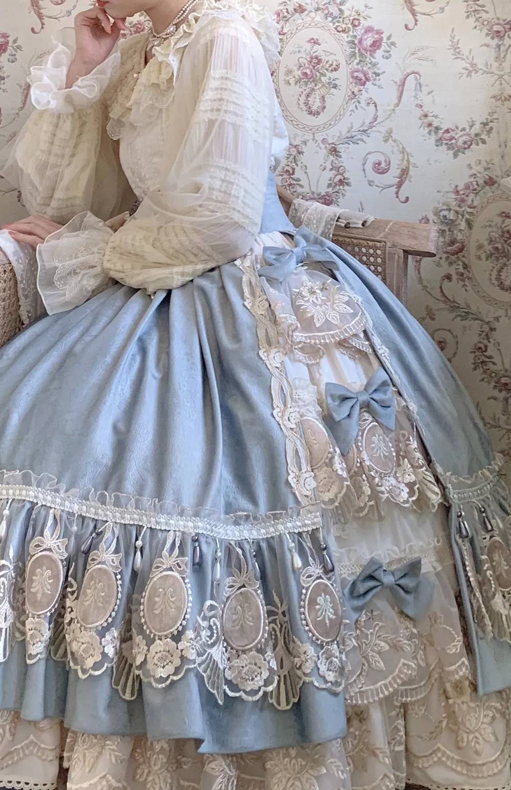 Miss Point~Icing Sugar~Retro Lolita Double-layer Blouse