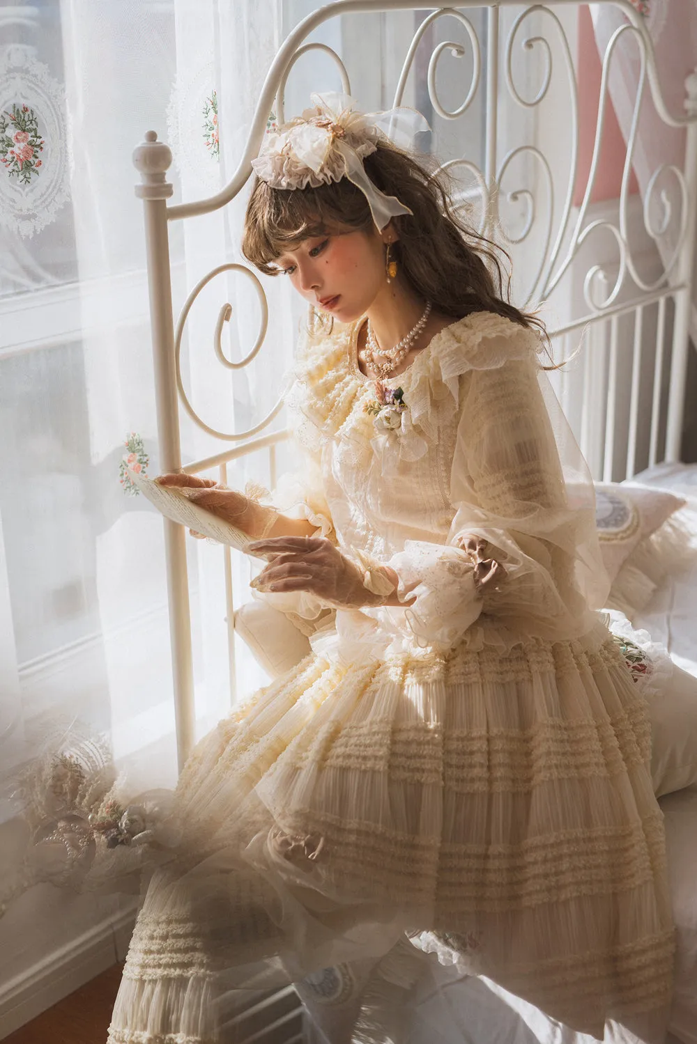 Miss Point~Icing Sugar~Retro Lolita Double-layer Blouse