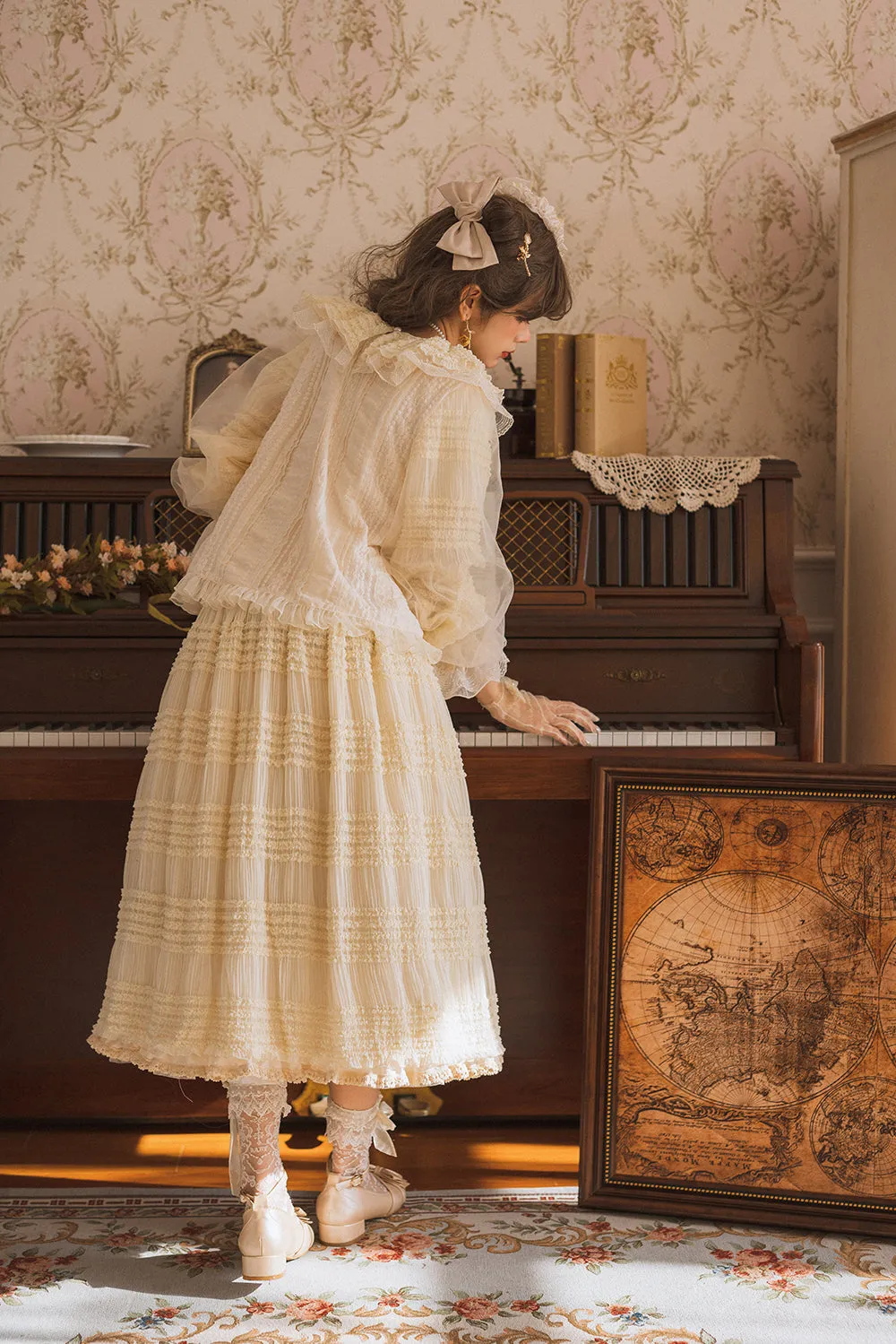 Miss Point~Icing Sugar~Retro Lolita Double-layer Blouse
