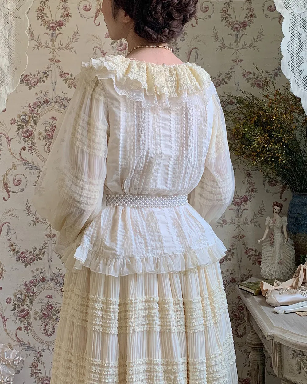Miss Point~Icing Sugar~Retro Lolita Double-layer Blouse