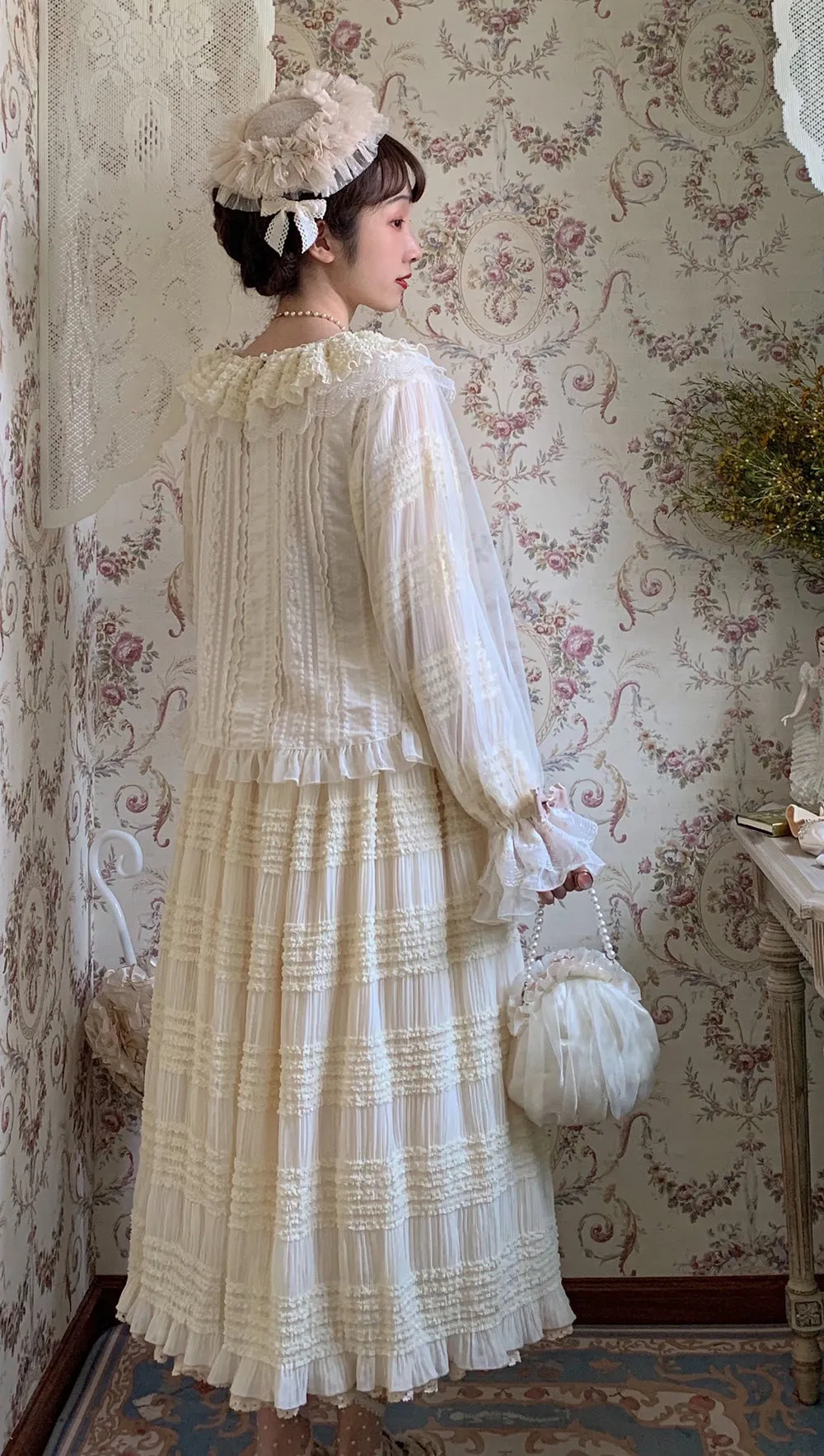 Miss Point~Icing Sugar~Retro Lolita Double-layer Blouse