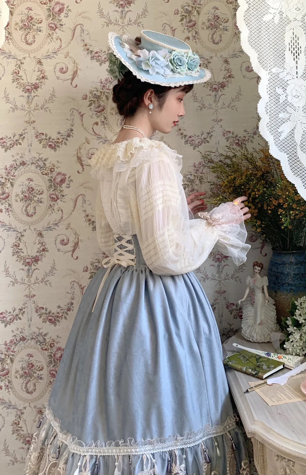 Miss Point~Icing Sugar~Retro Lolita Double-layer Blouse