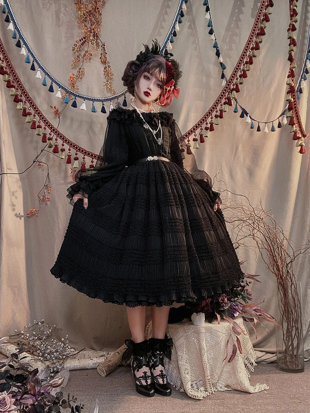 Miss Point~Icing Sugar~Retro Lolita Double-layer Blouse