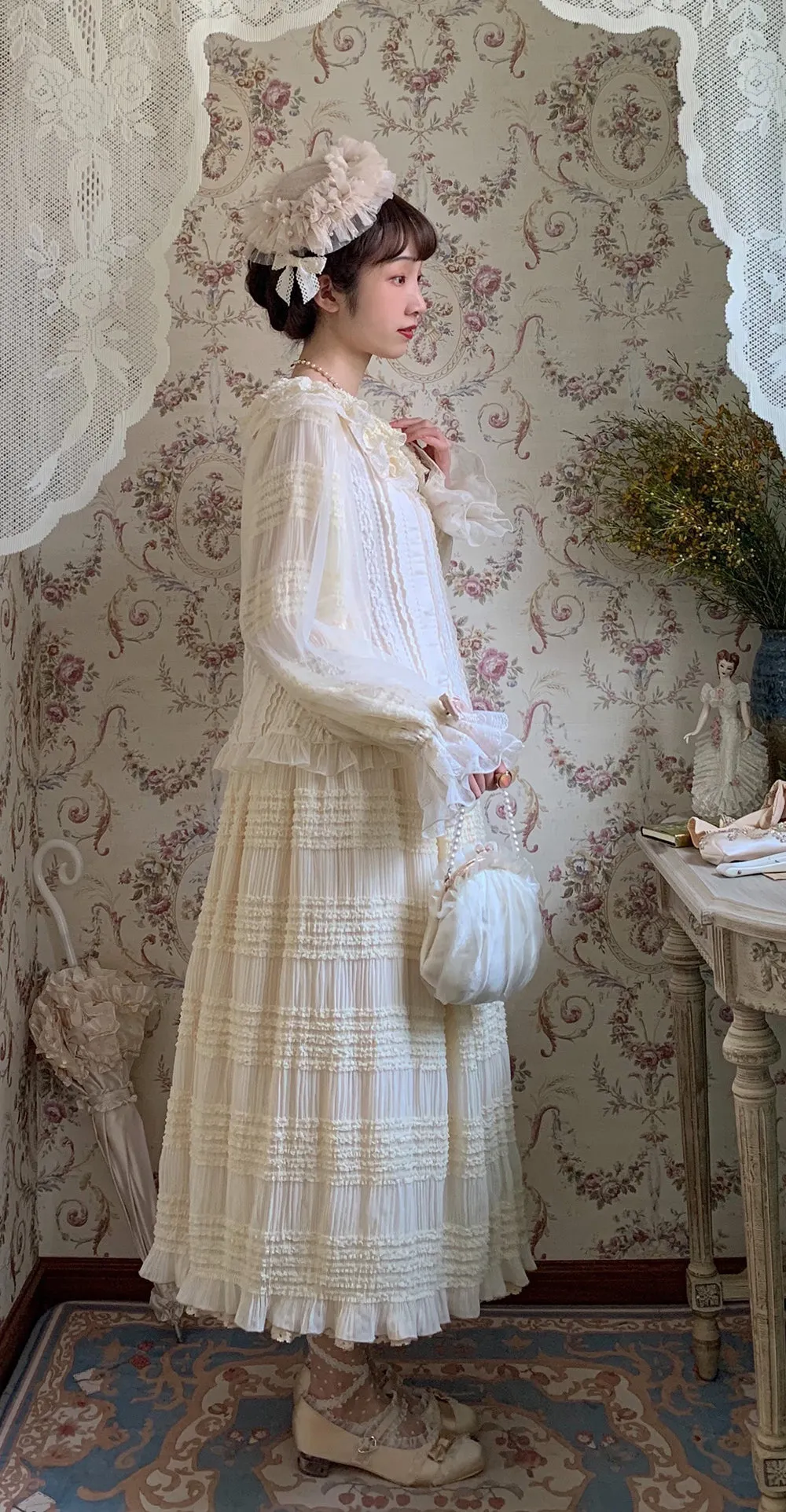 Miss Point~Icing Sugar~Retro Lolita Double-layer Blouse