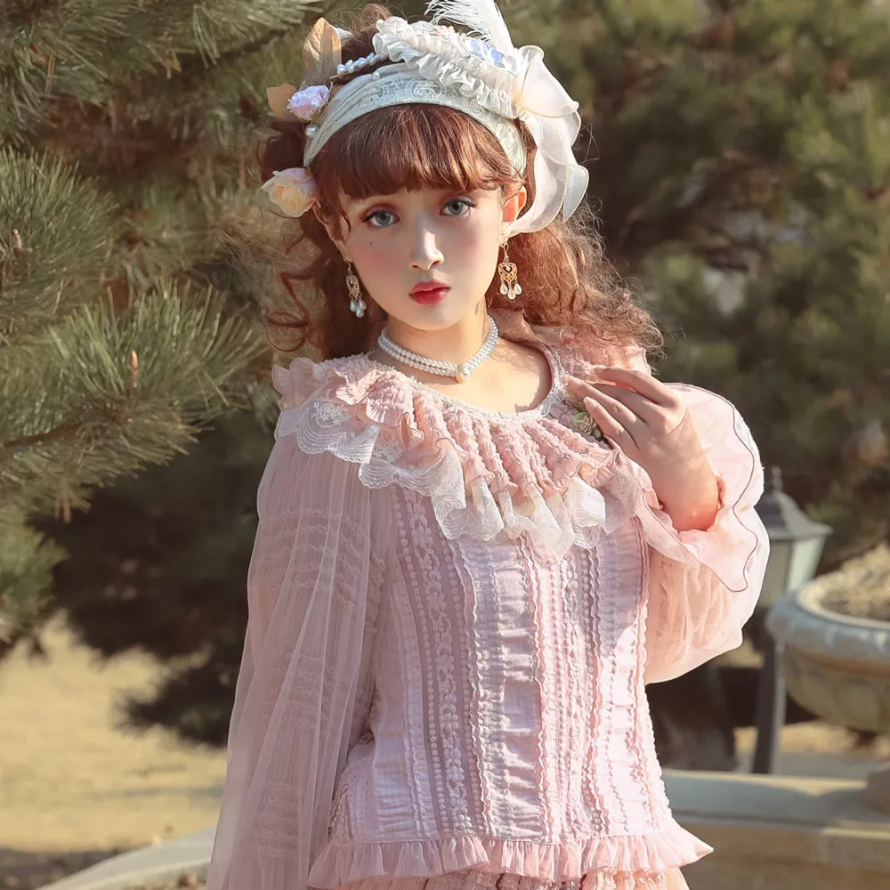 Miss Point~Icing Sugar~Retro Lolita Double-layer Blouse