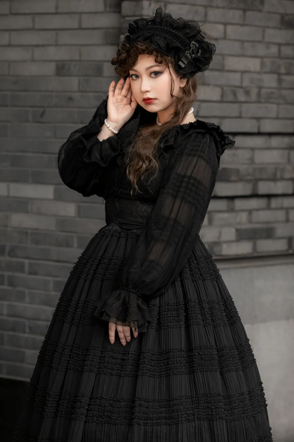 Miss Point~Icing Sugar~Retro Lolita Double-layer Blouse