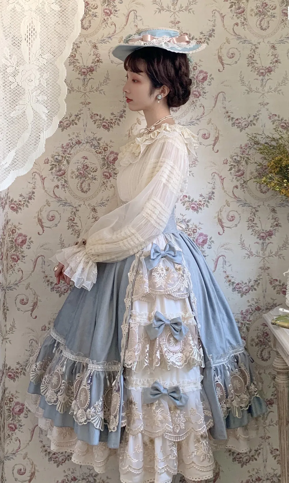 Miss Point~Icing Sugar~Retro Lolita Double-layer Blouse