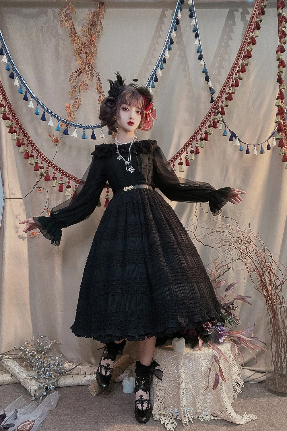 Miss Point~Icing Sugar~Retro Lolita Double-layer Blouse