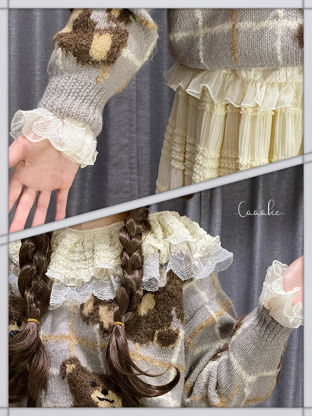 Miss Point~Icing Sugar~Retro Lolita Double-layer Blouse