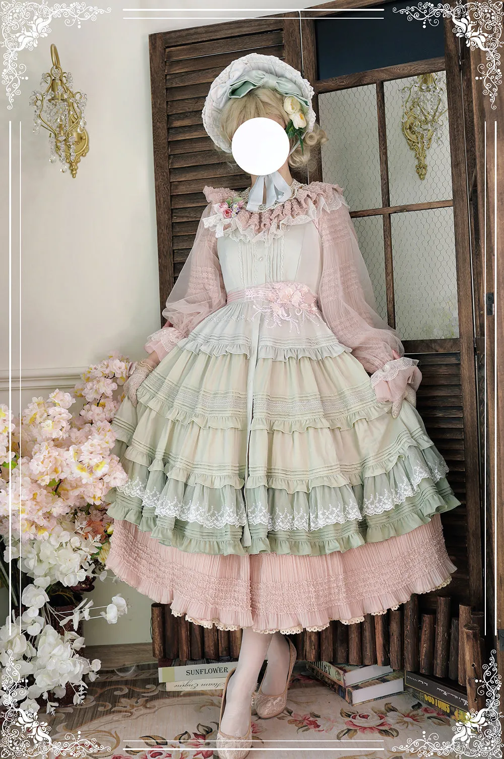 Miss Point~Icing Sugar~Retro Lolita Double-layer Blouse