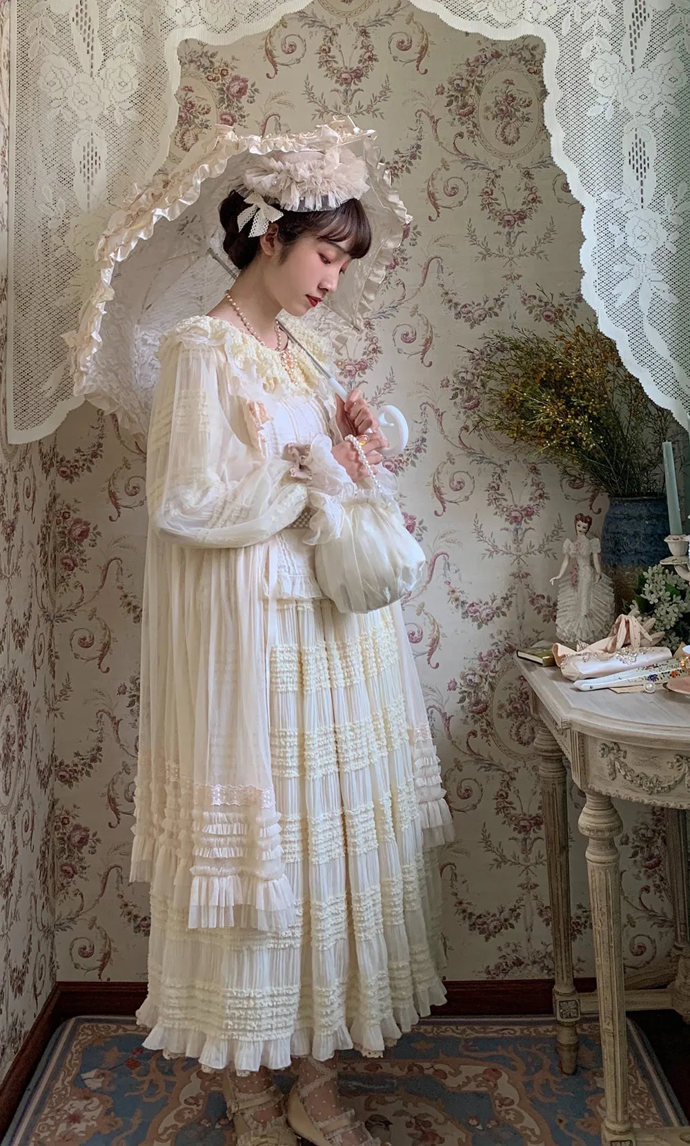 Miss Point~Icing Sugar~Retro Lolita Double-layer Blouse